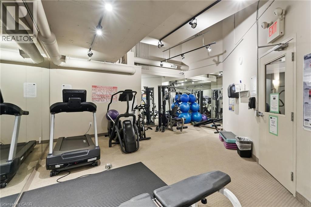 66 Bay Street S Unit# 510, Hamilton, ON - Indoor Photo Showing Gym Room