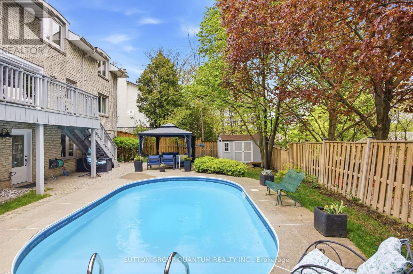 2509 King Forrest Drive, Mississauga, ON - Outdoor With In Ground Pool With Deck Patio Veranda