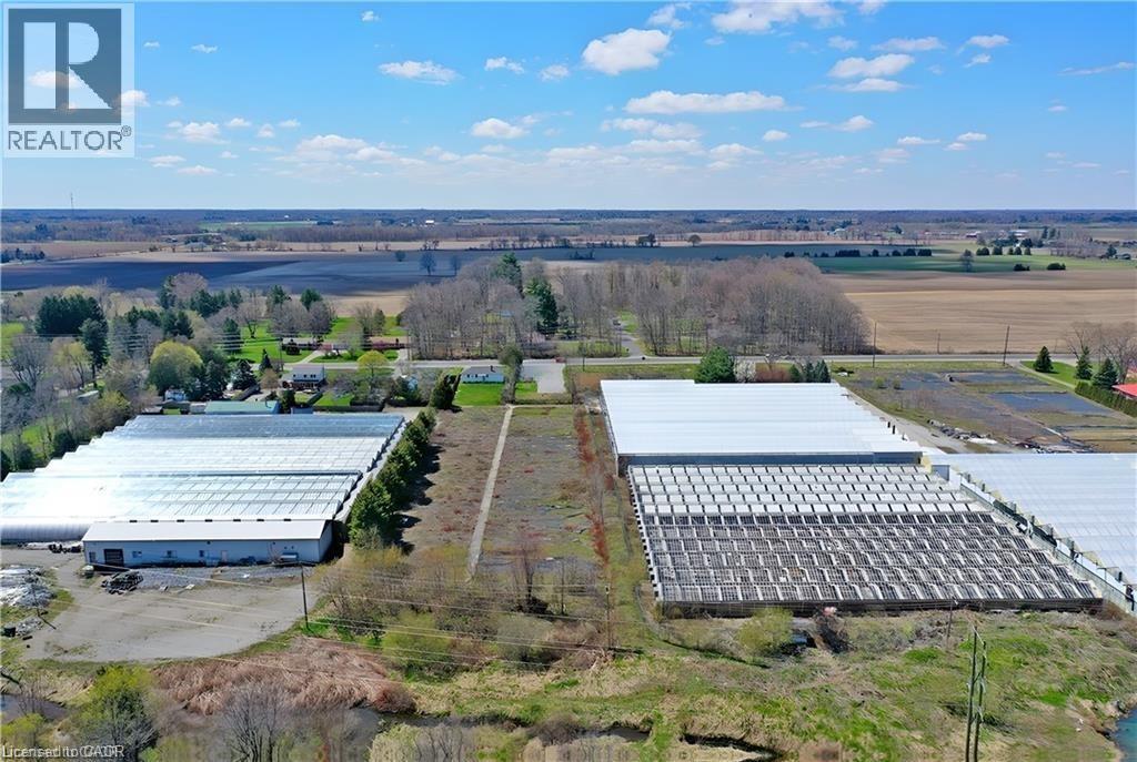 Drone / aerial view of an industrial area - 2474 Highway 24, Simcoe, ON
