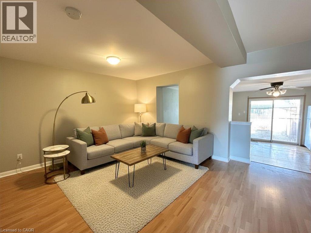 Virtually Staged - 153 Cameron Avenue N, Hamilton, ON - Indoor Photo Showing Living Room