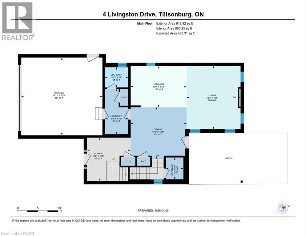 Main Floor - 4 Livingston Drive, Tillsonburg, ON - Other