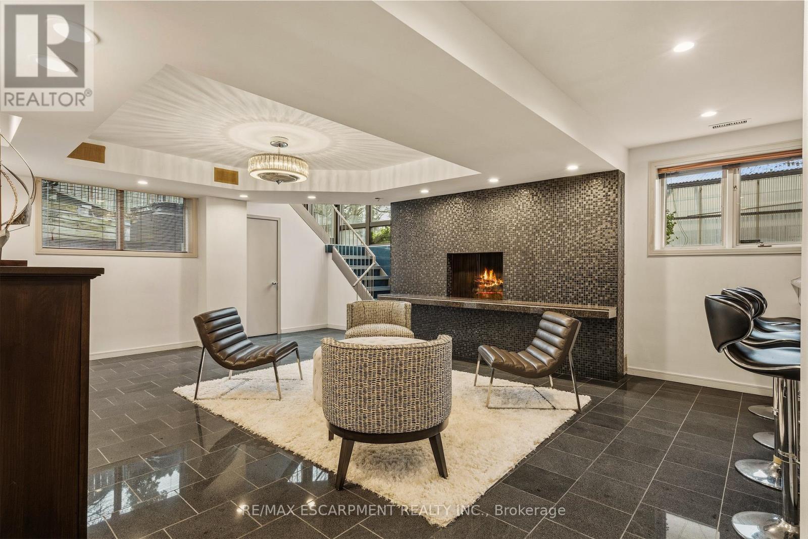 78 Terrace Drive, Hamilton, ON - Indoor Photo Showing Other Room With Fireplace