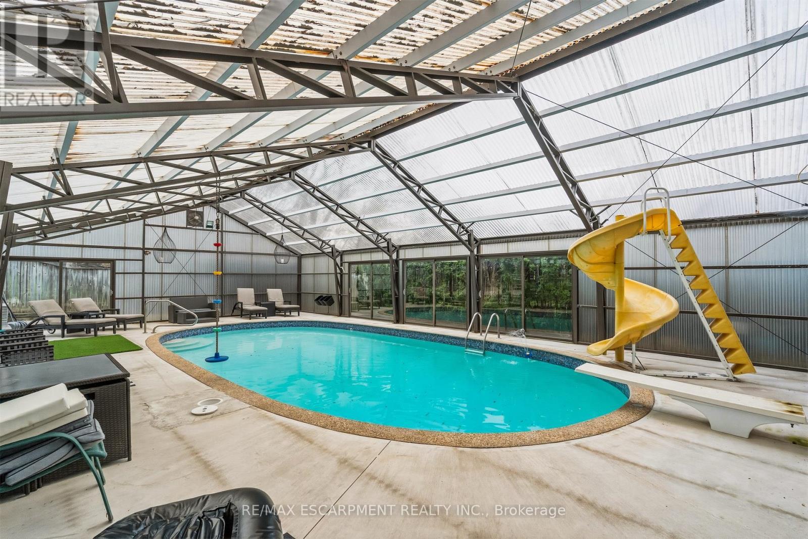 78 Terrace Drive, Hamilton, ON - Photo Showing Other Room With In Ground Pool