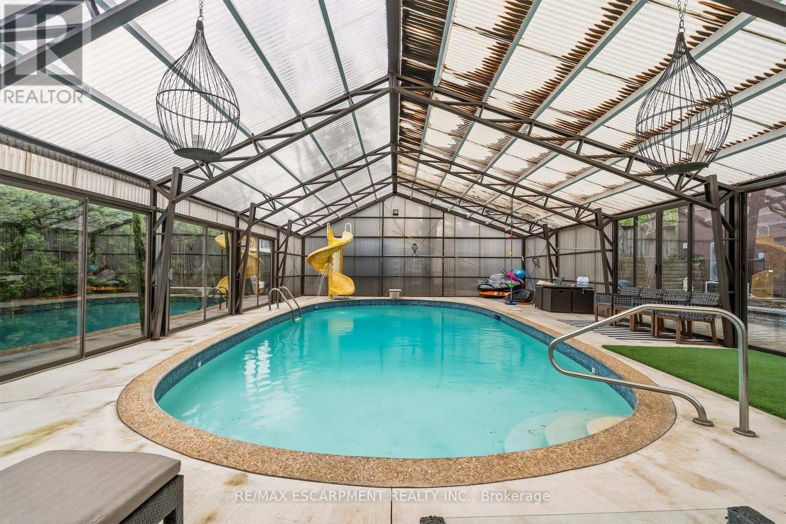 78 Terrace Drive, Hamilton, ON - Photo Showing Other Room With In Ground Pool