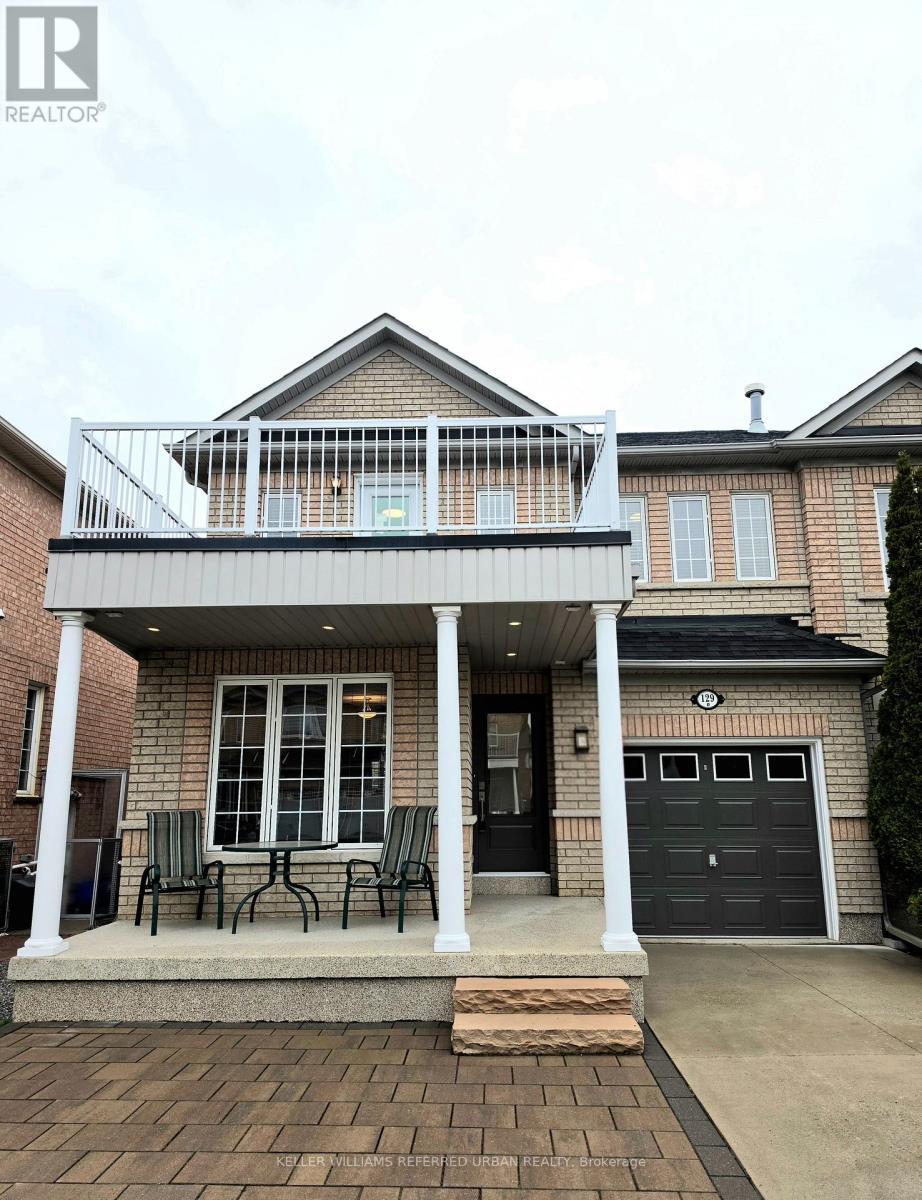One of 2 with walk out balcony and porch - 129 Dolce Crescent, Vaughan, ON - Outdoor With Deck Patio Veranda