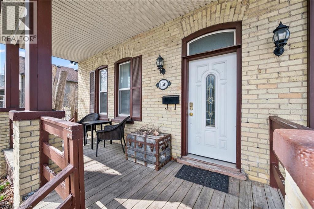 156 Wellington Street N, Kitchener, ON - Outdoor With Deck Patio Veranda With Exterior