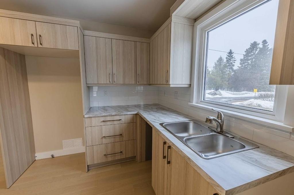 358 Dewe Ave, Thunder Bay, ON - Indoor Photo Showing Kitchen With Double Sink