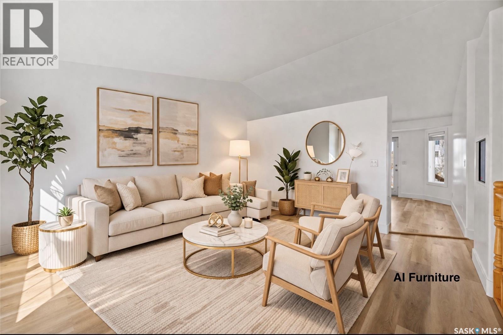 203 Konihowski Road, Saskatoon, SK - Indoor Photo Showing Living Room