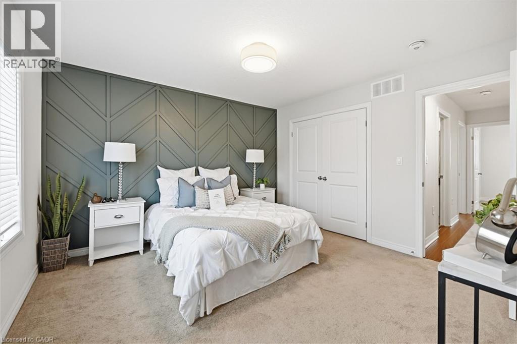 Spacious double closet. - 122 E Dundas Street E Unit# 9, Waterdown, ON - Indoor Photo Showing Bedroom