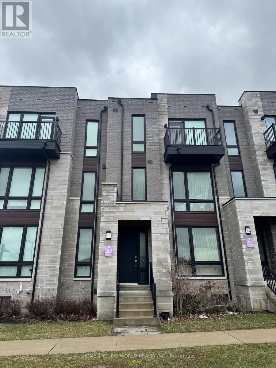 35 Hammersmith Lane, Markham, ON - Outdoor With Balcony With Facade