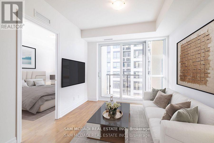 2709 - 30 Elm Drive, Mississauga, ON - Indoor Photo Showing Living Room