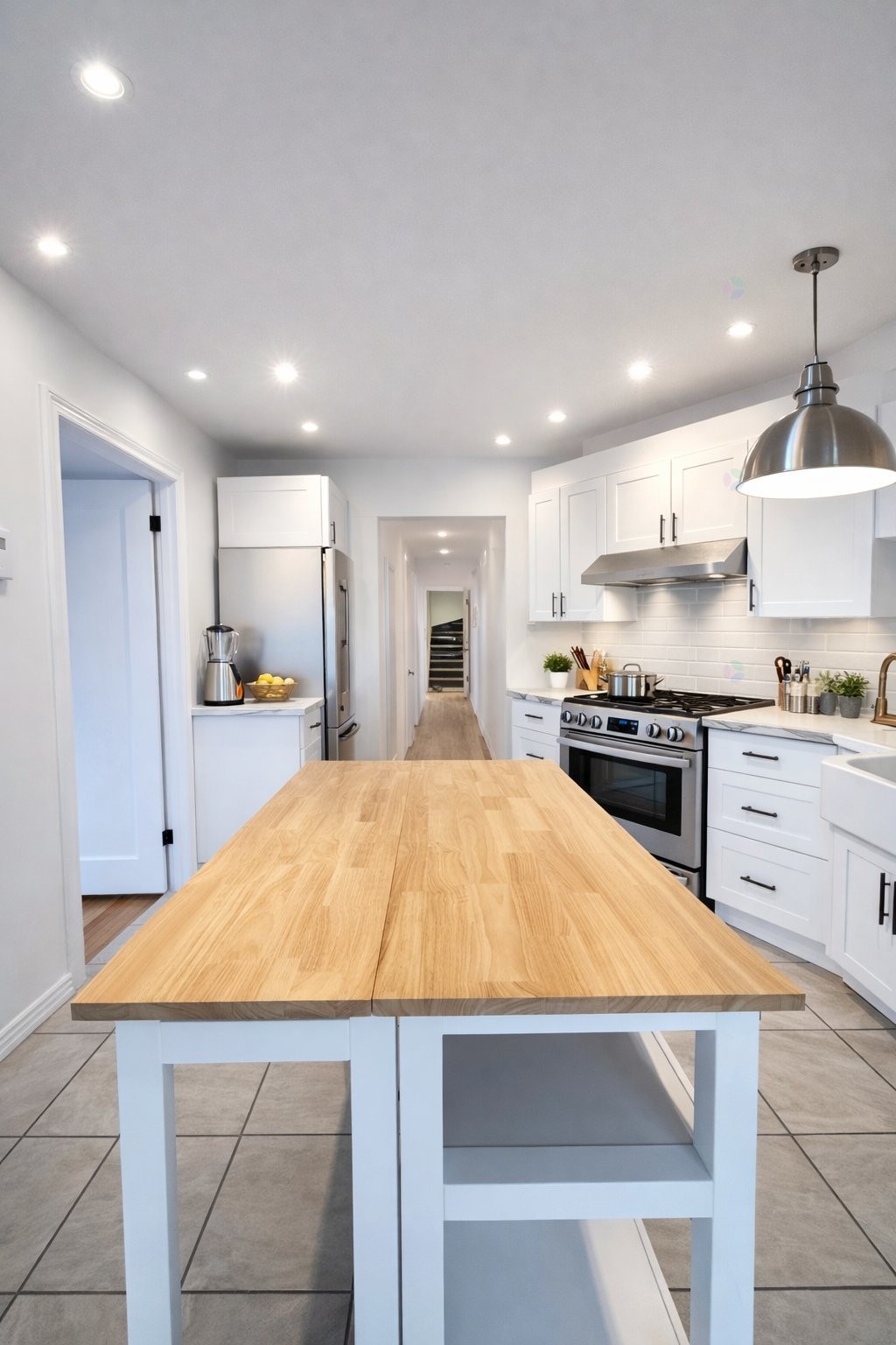 Kitchen - 6-8054 Rue Sagard, Montréal (Villeray/Saint-Michel/Parc-Extension), QC - Indoor Photo Showing Kitchen With Upgraded Kitchen