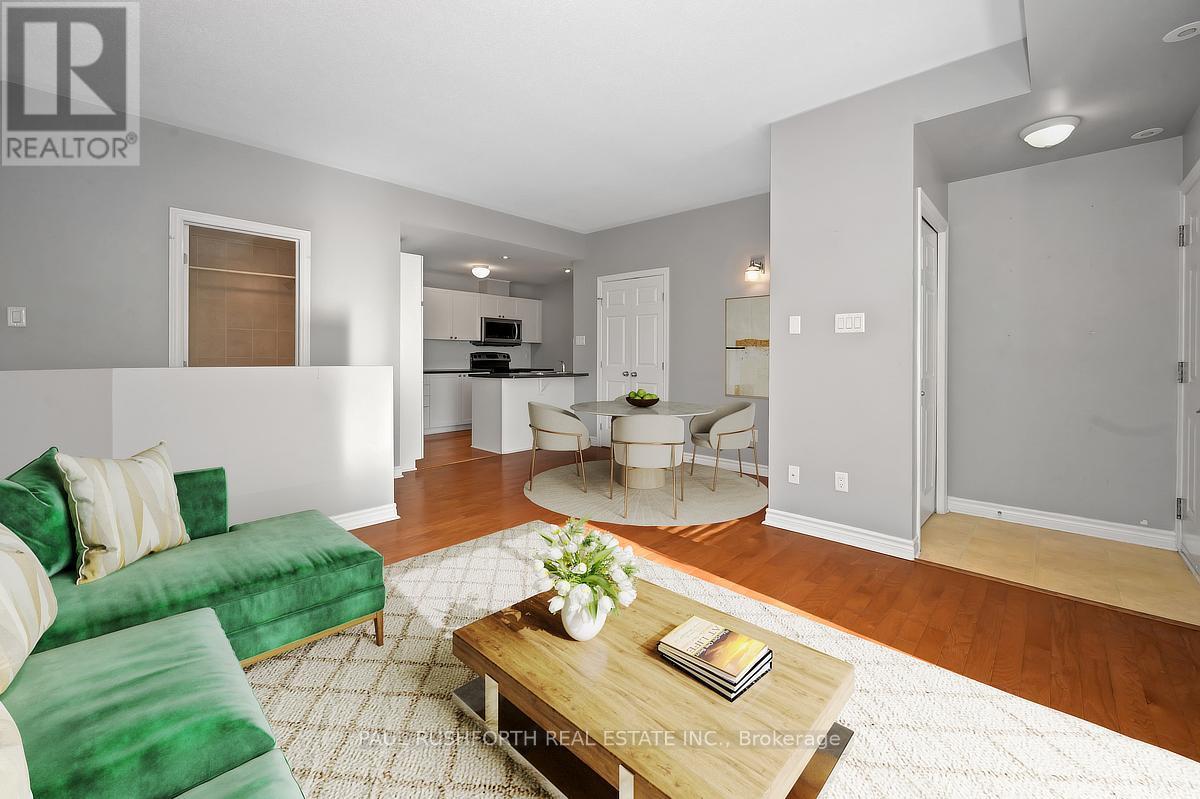 Virtually Staged-Living/Dining Room - G - 1119 Stittsville Main Street, Ottawa, ON - Indoor Photo Showing Living Room