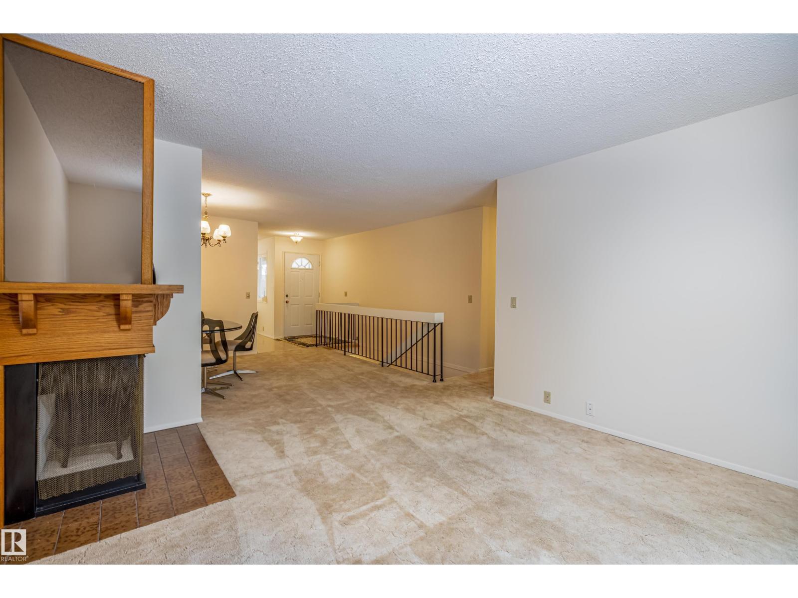 108 Forest Gv, St. Albert, AB - Indoor With Fireplace
