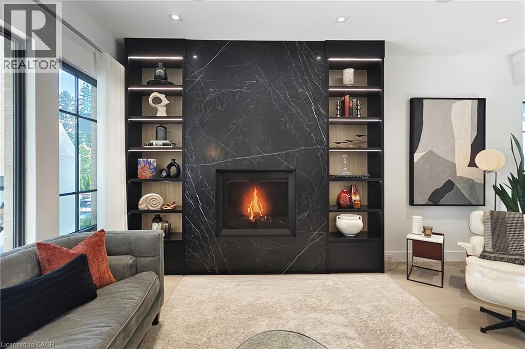 977 Gorton Avenue, Burlington, ON - Indoor With Fireplace