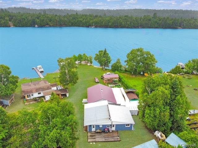 Photo aérienne - 334 Ch. Chute-Aux-Pins-Rouges, Kipawa, QC - Outdoor With Body Of Water With View