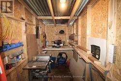 workshop space within pergola -