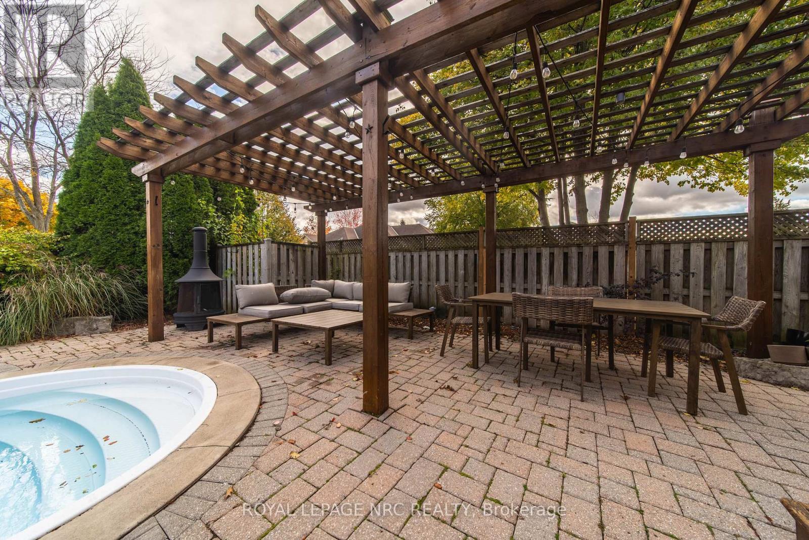 7955 Harvest Crescent, Niagara Falls (Ascot), ON - Outdoor With In Ground Pool With Deck Patio Veranda