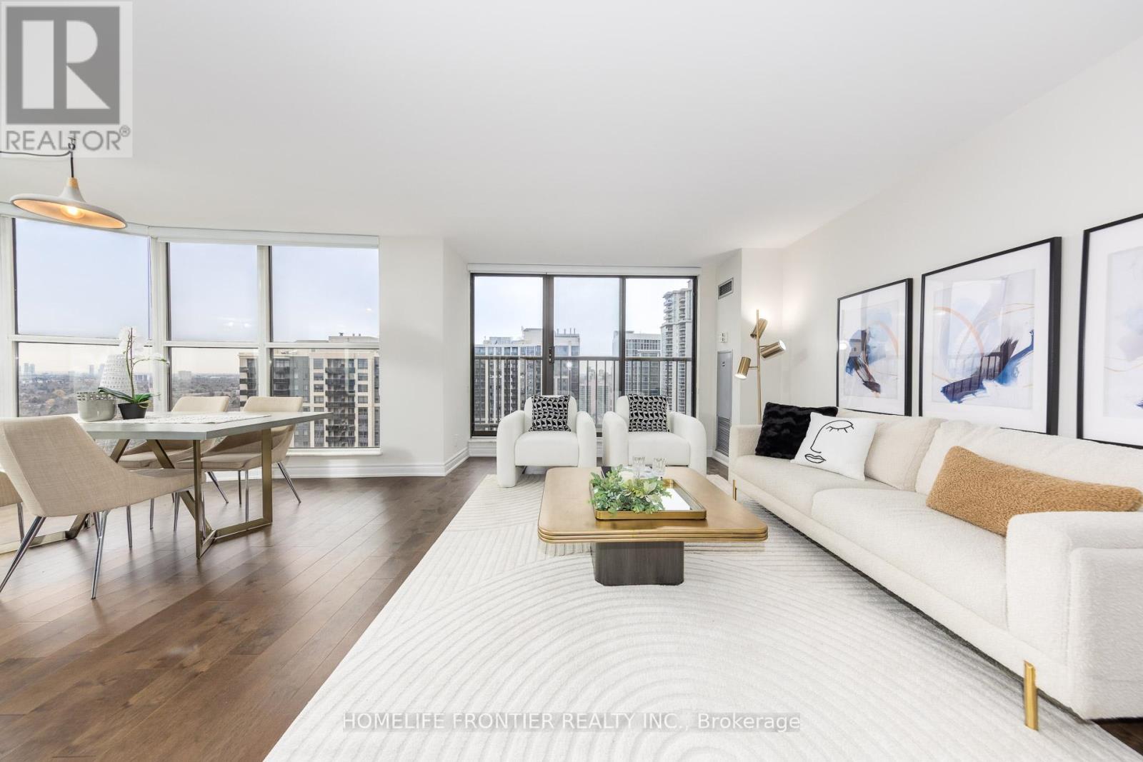 2602 - 100 Upper Madison Avenue, Toronto, ON - Indoor Photo Showing Living Room
