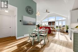 Virtually staged with paintings -