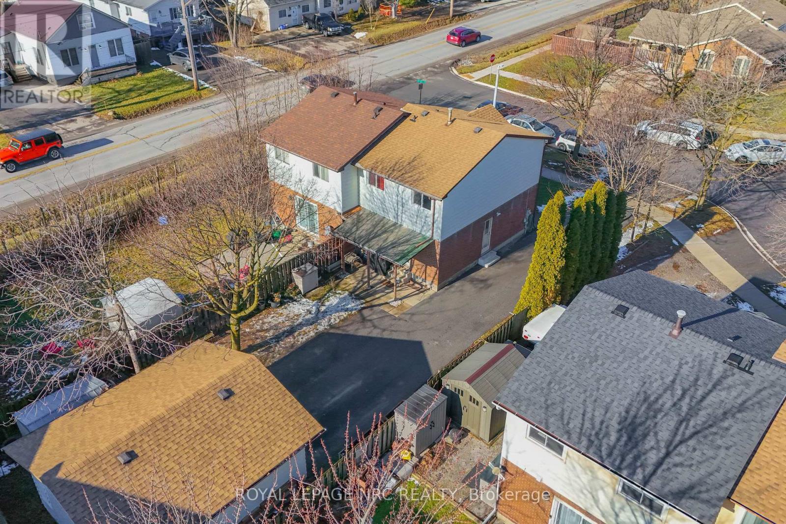 Aerial View Back Yard - 38 Dougherty Crescent, Welland (N. Welland), ON - Outdoor