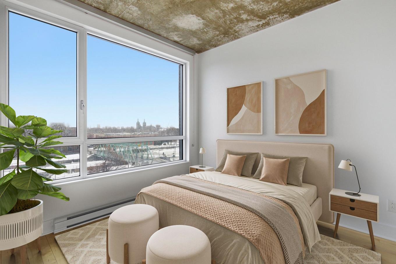 Bedroom - 611-50 Rue Des Seigneurs, Montréal (Le Sud-Ouest), QC - Indoor Photo Showing Bedroom