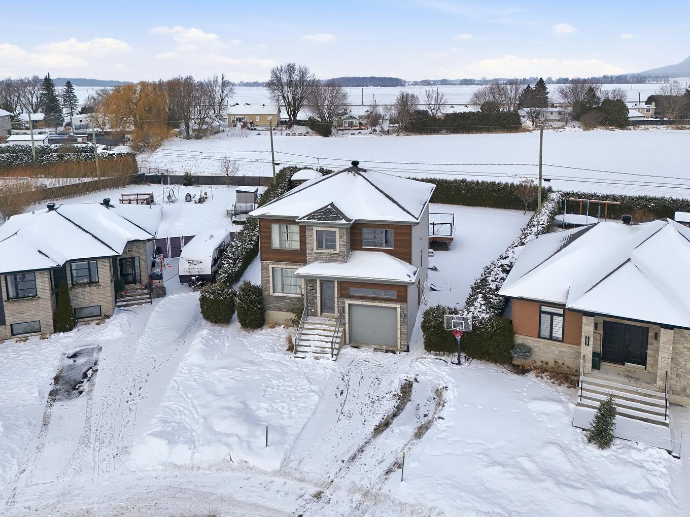 Aerial photo - 3053 Rue Des Nénuphars, Marieville, QC - Outdoor With Facade