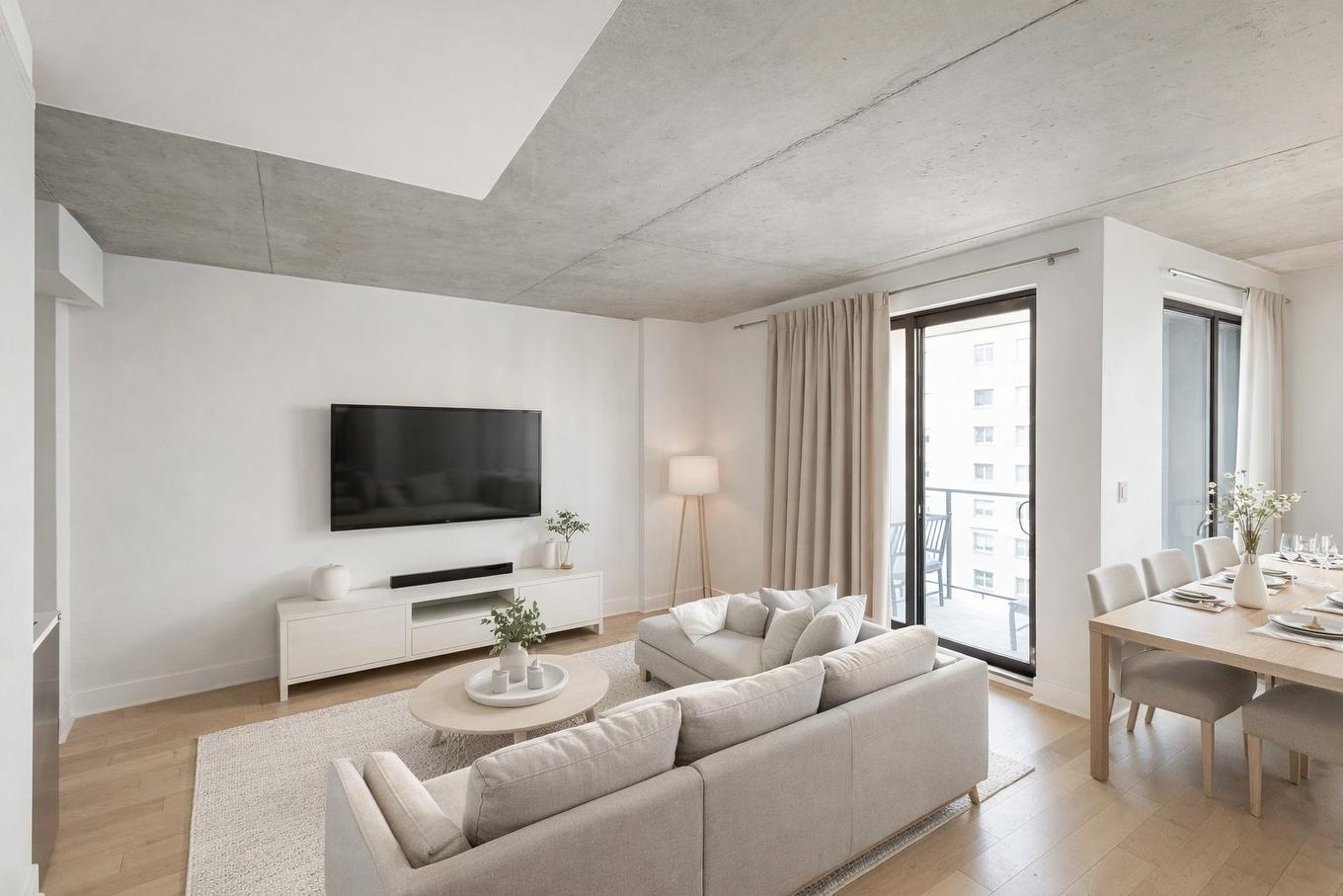 Interior - 903-185 Rue Du Séminaire, Montréal (Le Sud-Ouest), QC - Indoor Photo Showing Living Room