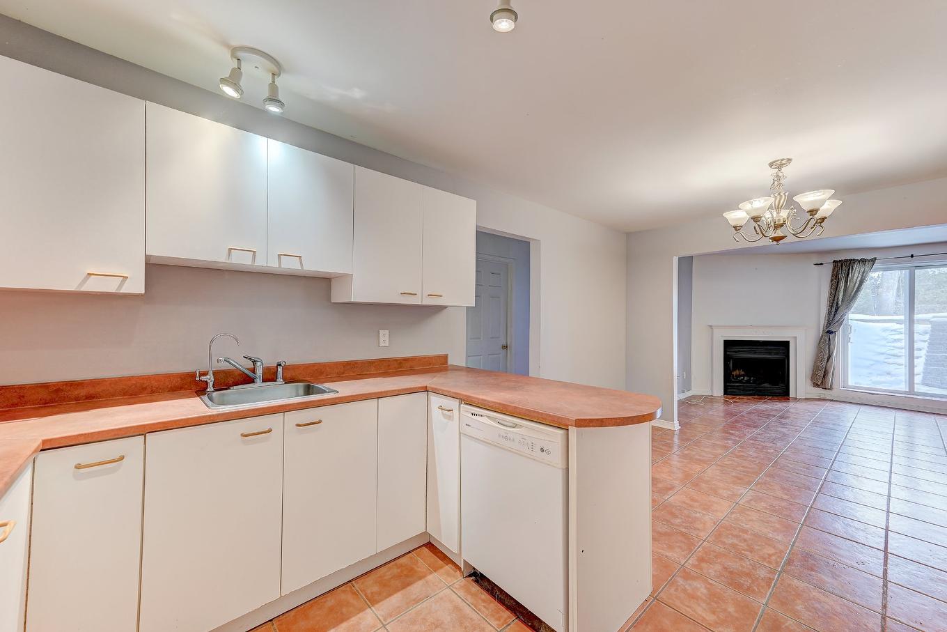 Kitchen - 102-95 Rue Beauséjour, La Prairie, QC - Indoor Photo Showing Kitchen With Fireplace