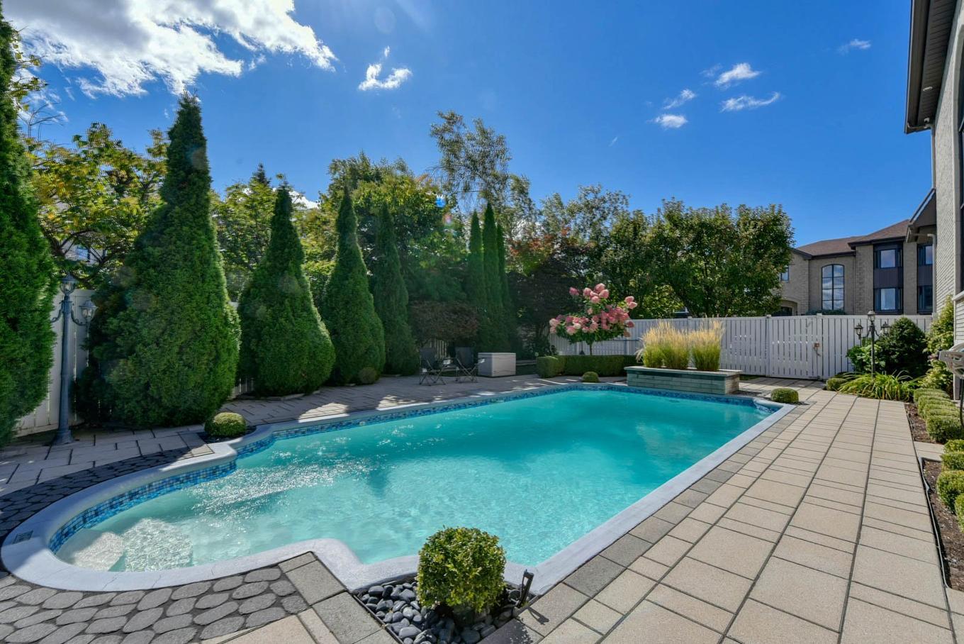 Piscine - 5 Rue Finch, Dollard-Des-Ormeaux, QC - Outdoor With In Ground Pool With Backyard