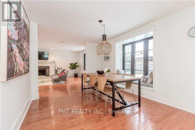 754 Dack Boulevard, Mississauga, ON - Indoor Photo Showing Dining Room With Fireplace