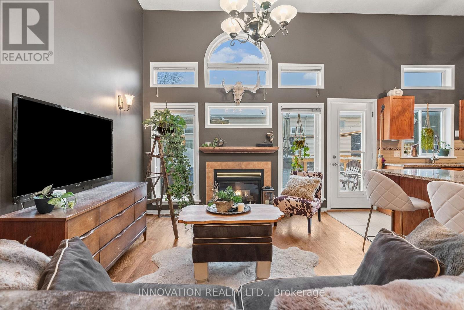 246 Gladeview Private, Ottawa, ON - Indoor Photo Showing Living Room With Fireplace
