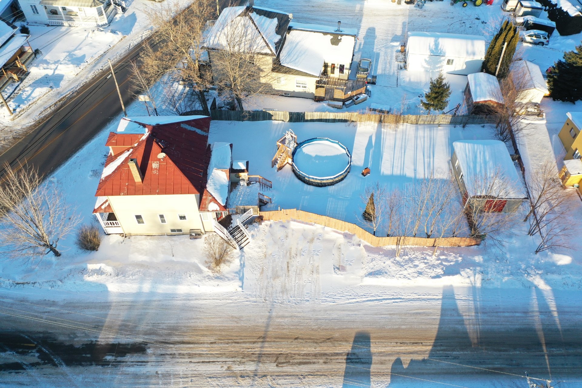 Aerial View - 626 Boul. Hébert, Saint-Pascal, QC - Outdoor With Body Of Water With View