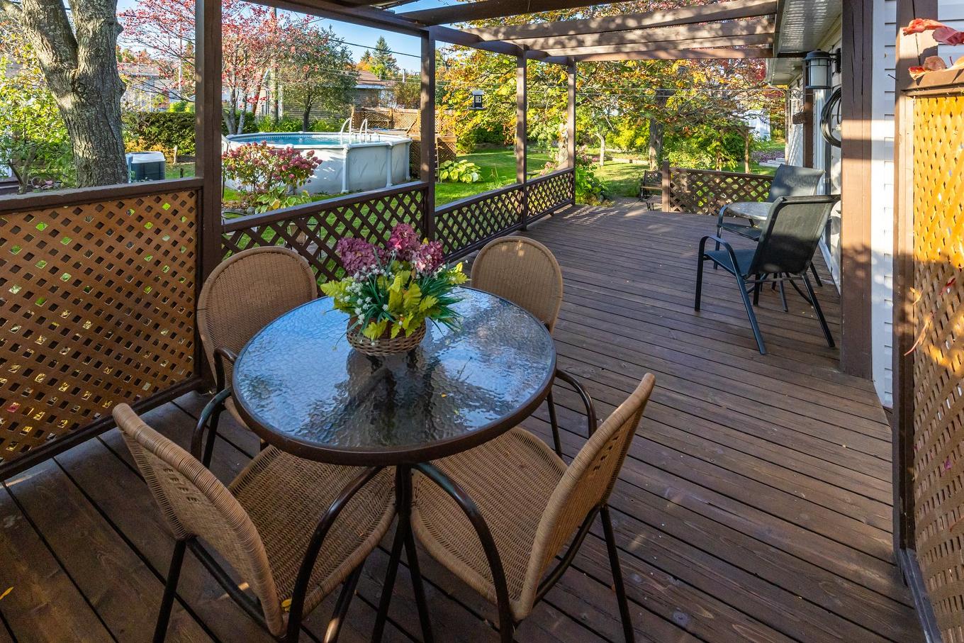 Terrasse - 325 Rue Landry, Lévis (Les Chutes-De-La-Chaudière-Ouest), QC - Outdoor With Deck Patio Veranda With Exterior