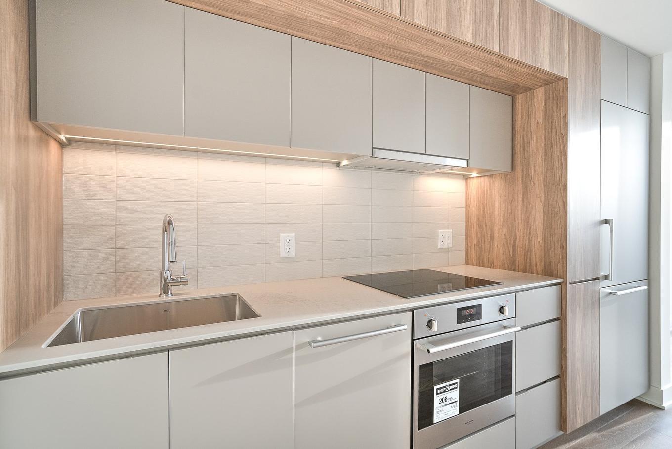 Cuisine - 2611-1288 Rue St-Antoine O., Montréal (Ville-Marie), QC - Indoor Photo Showing Kitchen