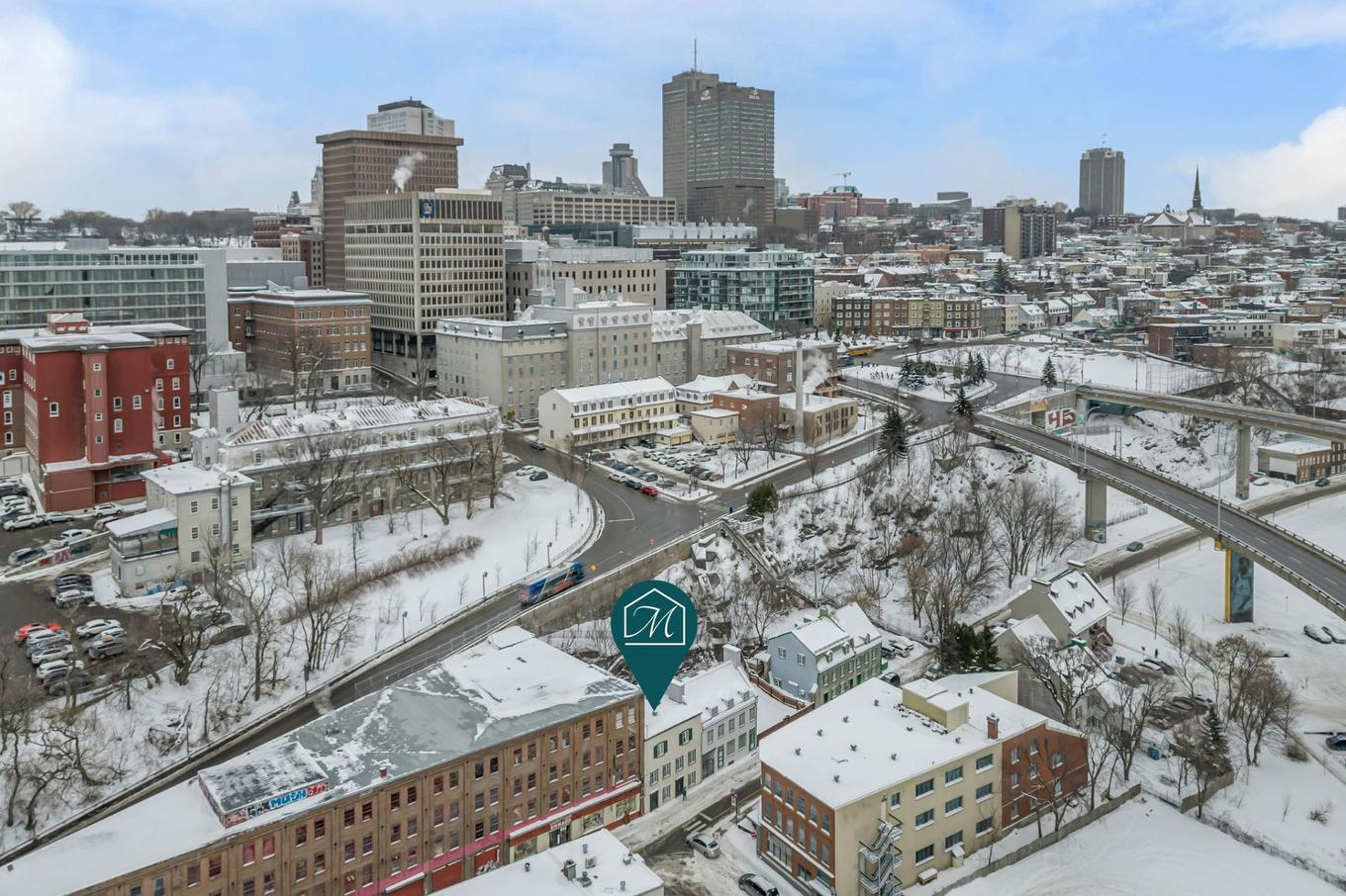Photo aérienne - A-895 Rue St-Vallier E., Québec (La Cité-Limoilou), QC - Outdoor With View