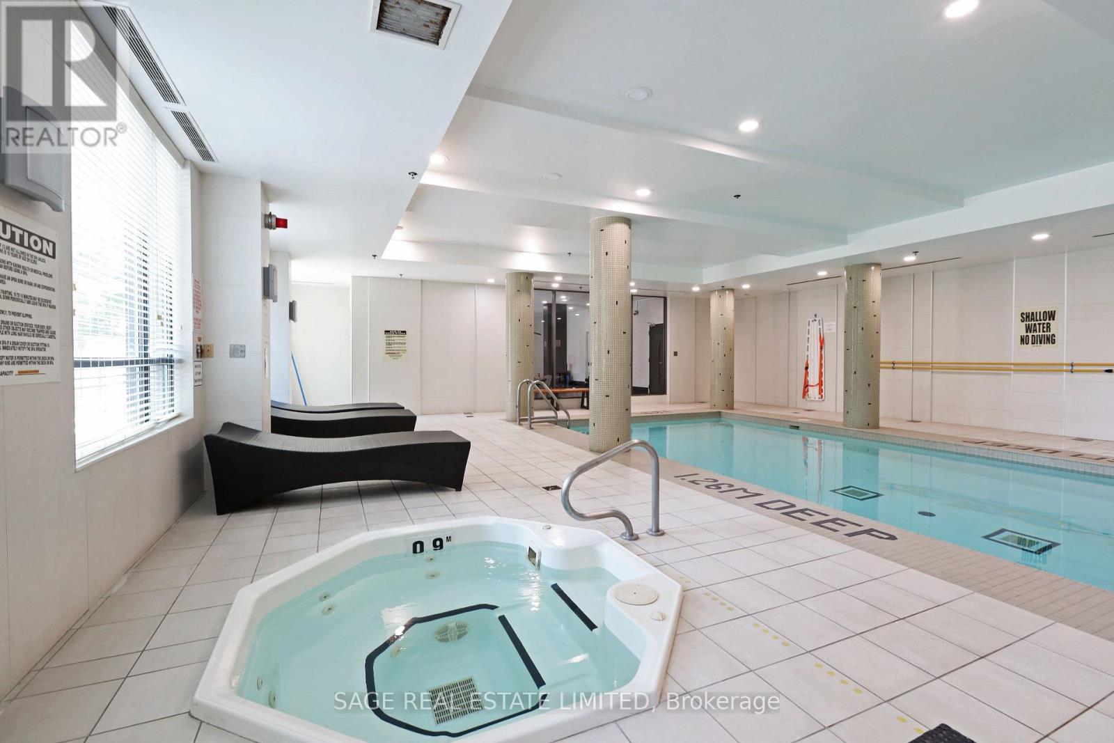 1301 - 88 Broadway Avenue, Toronto, ON - Indoor Photo Showing Other Room With In Ground Pool