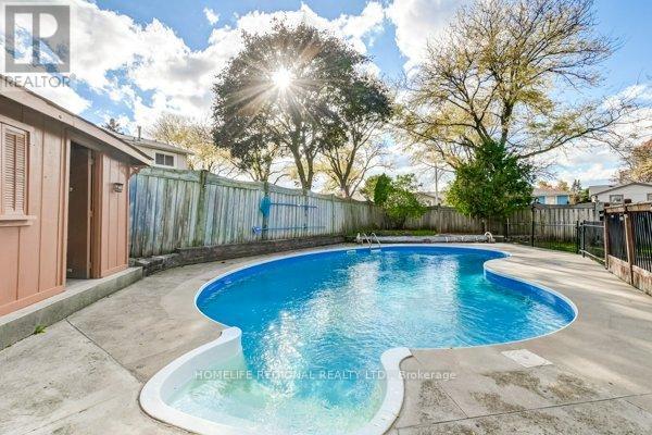 2557 Brasilia Circle, Mississauga, ON - Outdoor With In Ground Pool With Backyard