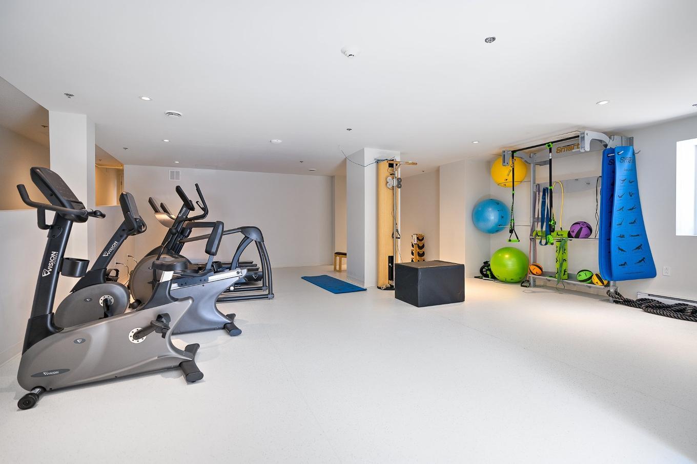 Salle d'exercice - 2305-1160 Rue Mackay, Montréal (Ville-Marie), QC - Indoor Photo Showing Gym Room