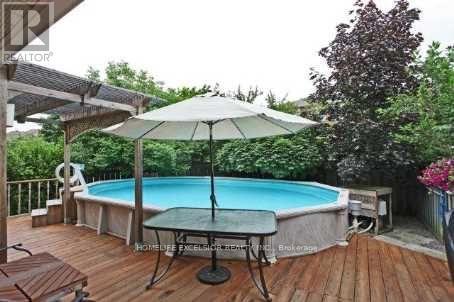 3408 Water Lily Court, Mississauga, ON - Outdoor With Above Ground Pool With Backyard