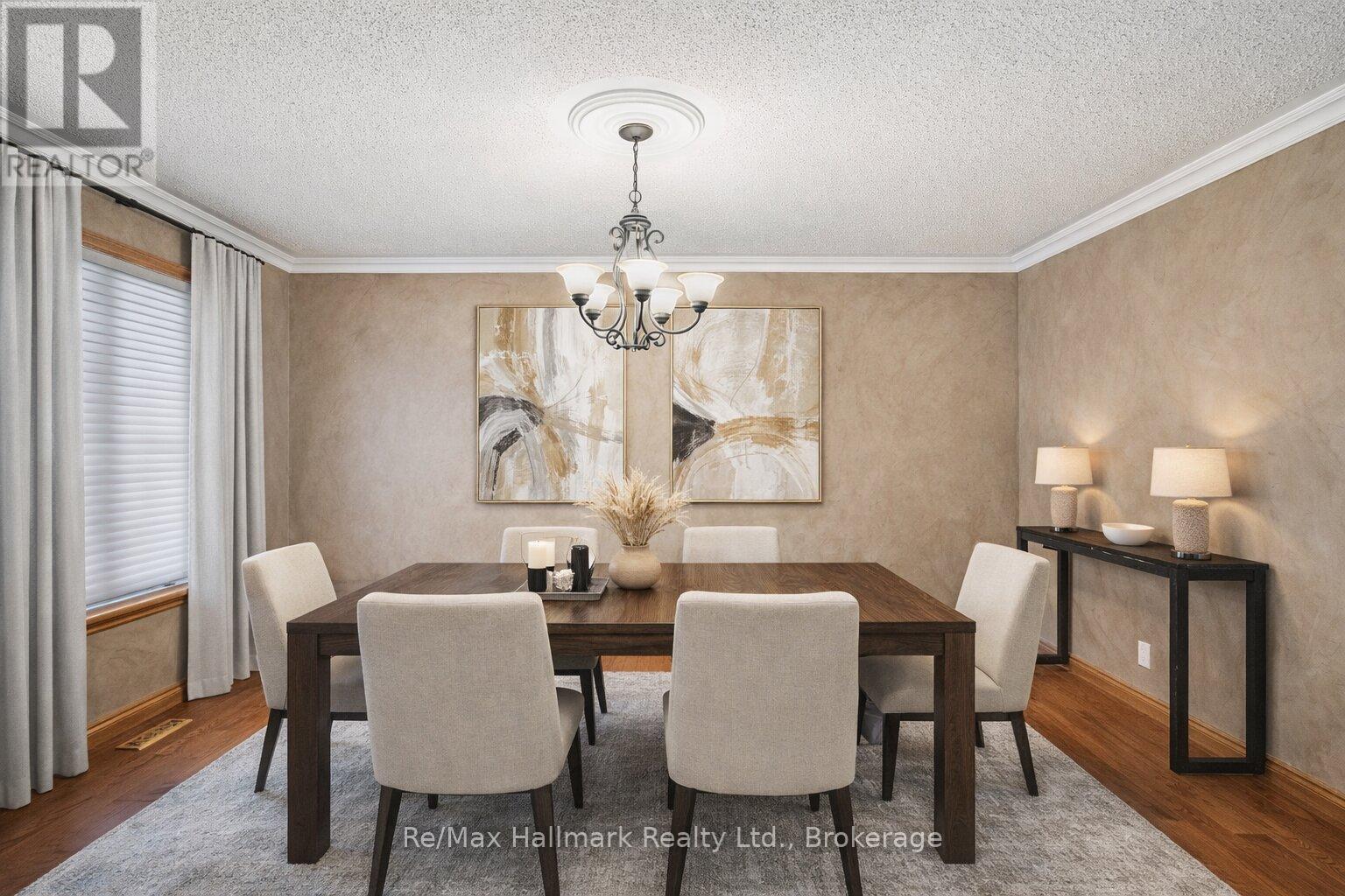 Dining room(virtually staged) - 232 Eighth Road E, Hamilton, ON