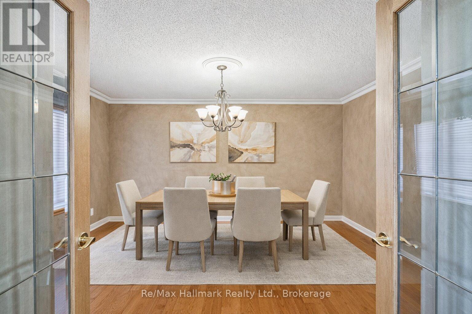 Dining room(virtually staged) - 232 Eighth Road E, Hamilton, ON