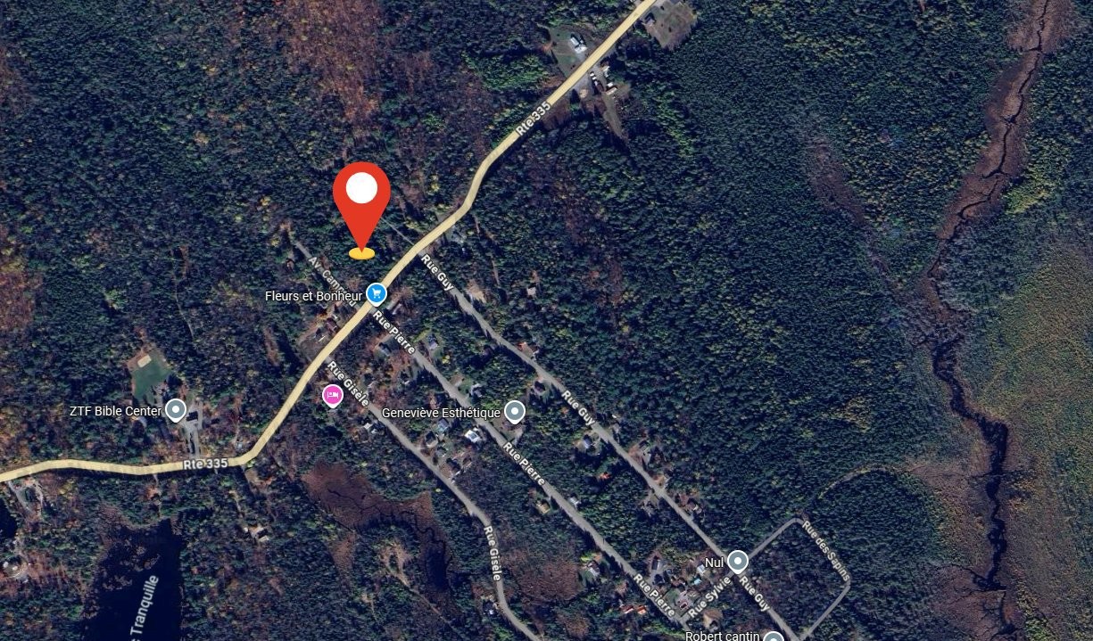 Plan (croquis) - Route 335, Chertsey, QC