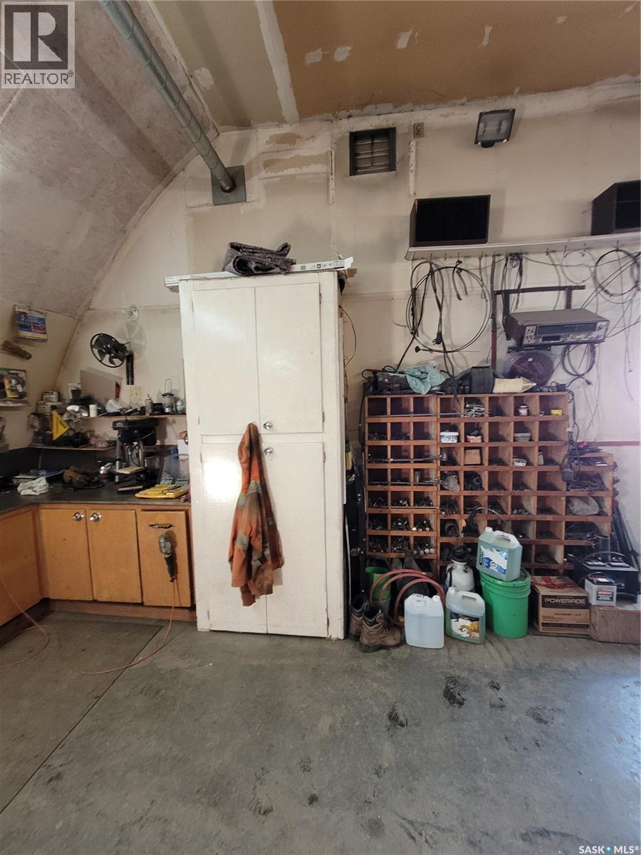 Gonsch Acreage, Longlaketon Rm No. 219, SK - Indoor Photo Showing Garage