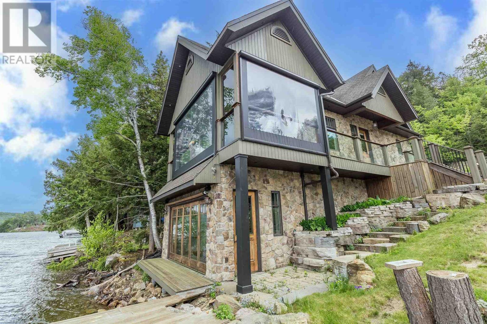 400 Mccarrel Lake Rd, Echo Bay, ON - Outdoor With Deck Patio Veranda
