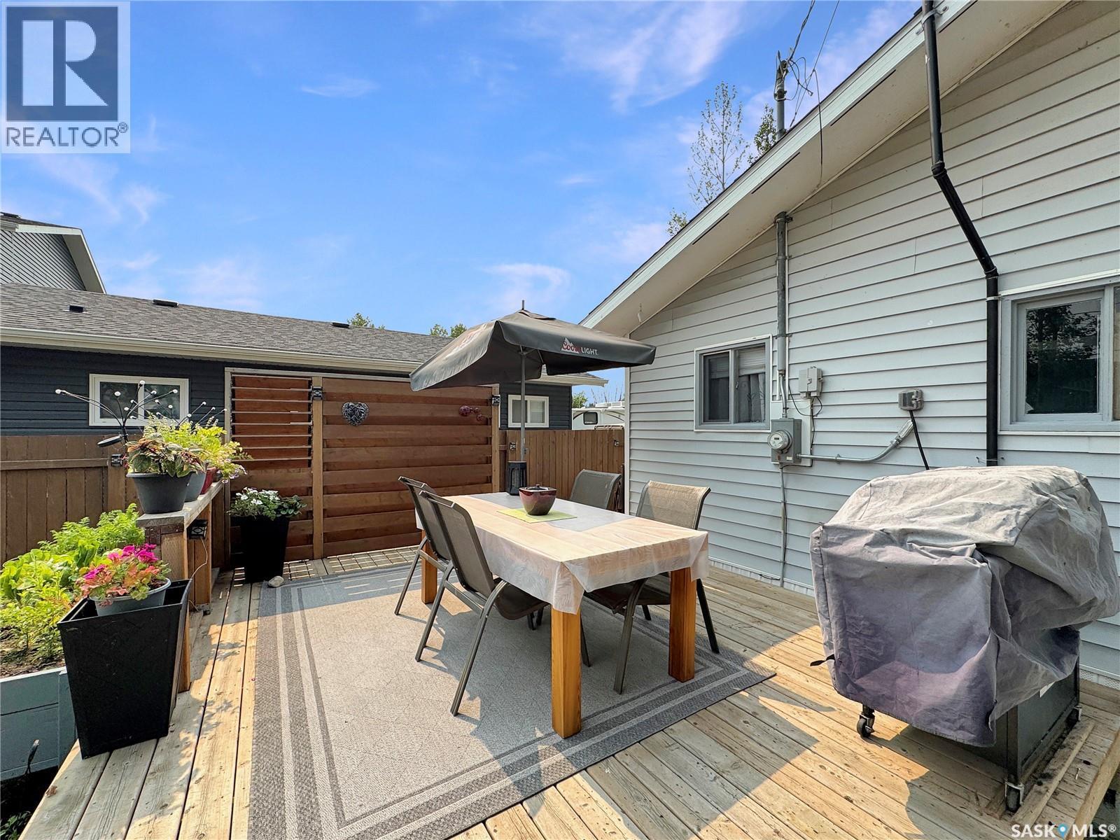 9132 Donald Crescent, Cochin, SK - Outdoor With Deck Patio Veranda With Exterior