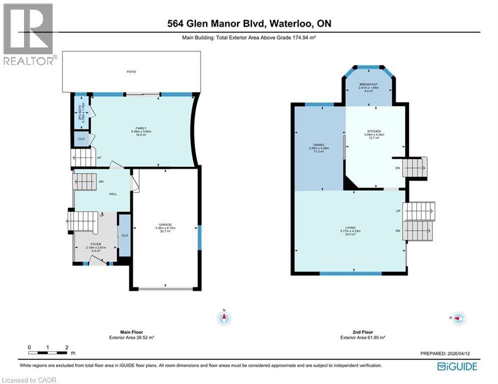Floor plan - 564 Glen Manor Boulevard, Waterloo, ON - Other