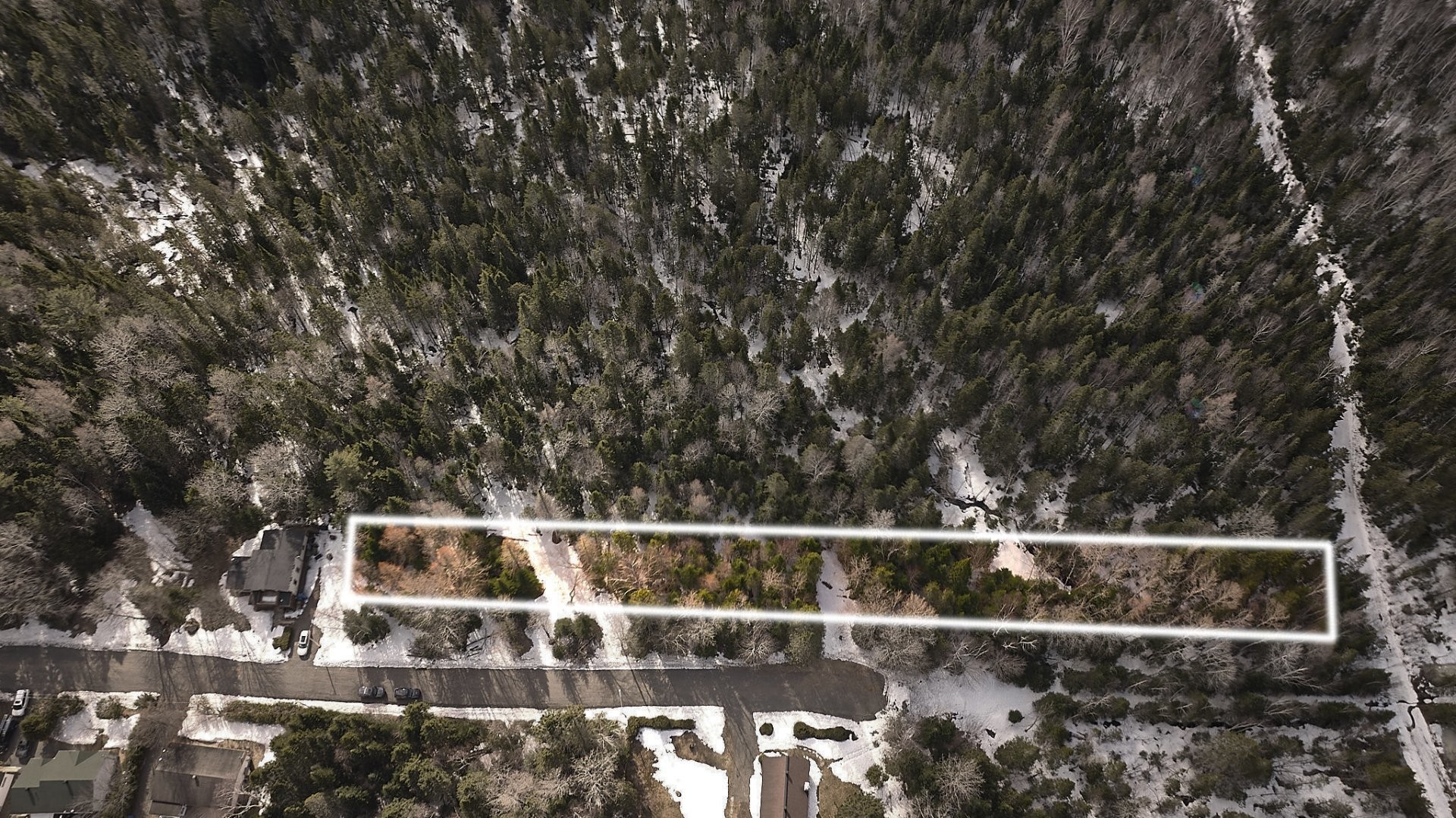 Photo aérienne - Ch. De La Montagne, Saint-Donat, QC