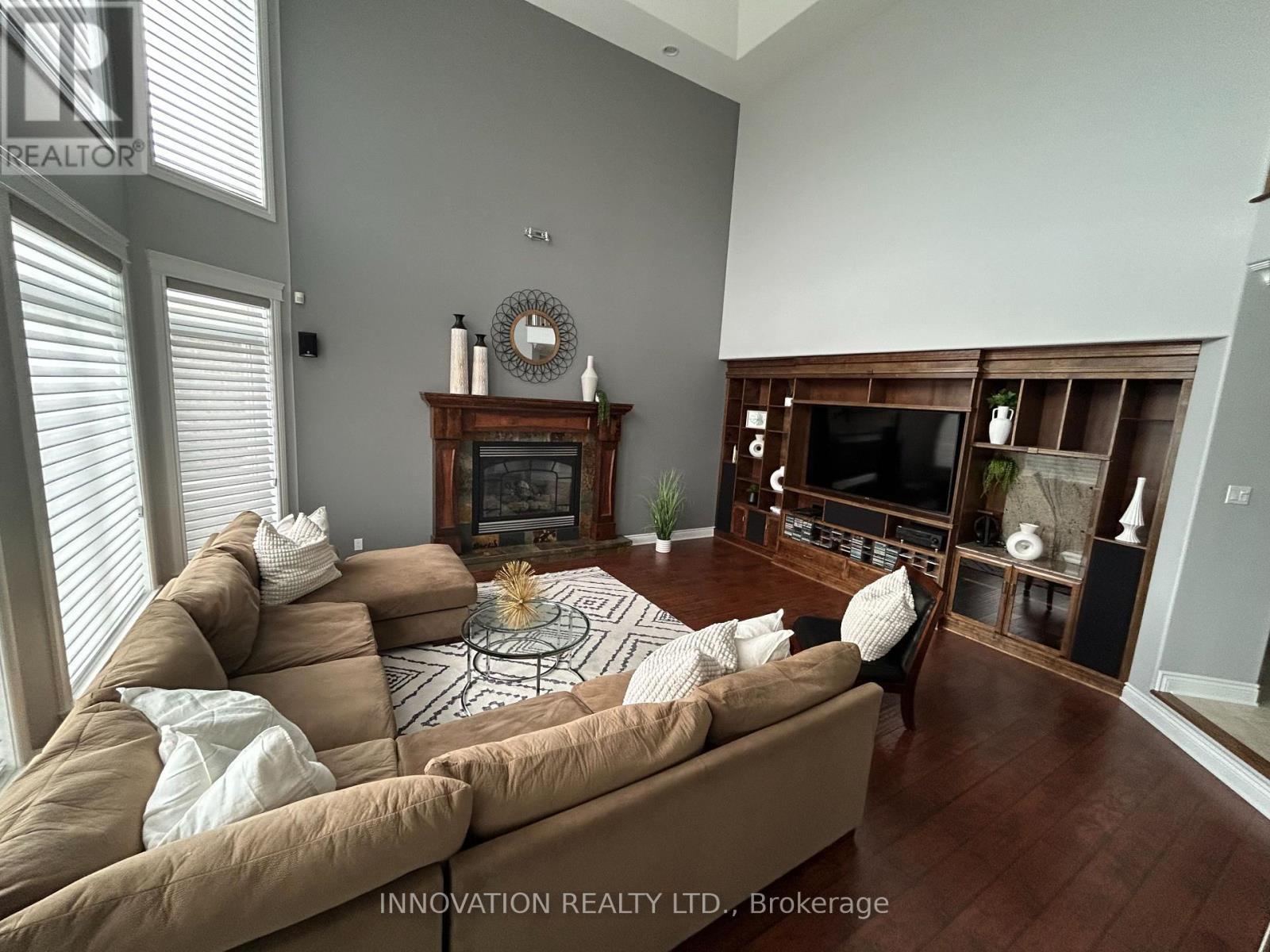 6635 Old Forest Drive, Ottawa, ON - Indoor Photo Showing Living Room With Fireplace