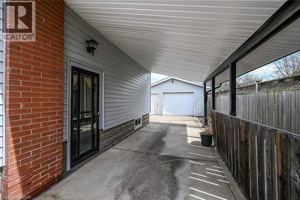 Side Entrance with Carport - 163 Rosedale Avenue, Hamilton, ON - Outdoor With Exterior